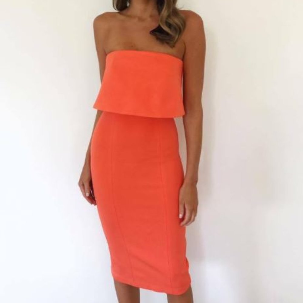 Kookai Selina Strapless Cocktail Dress NWT